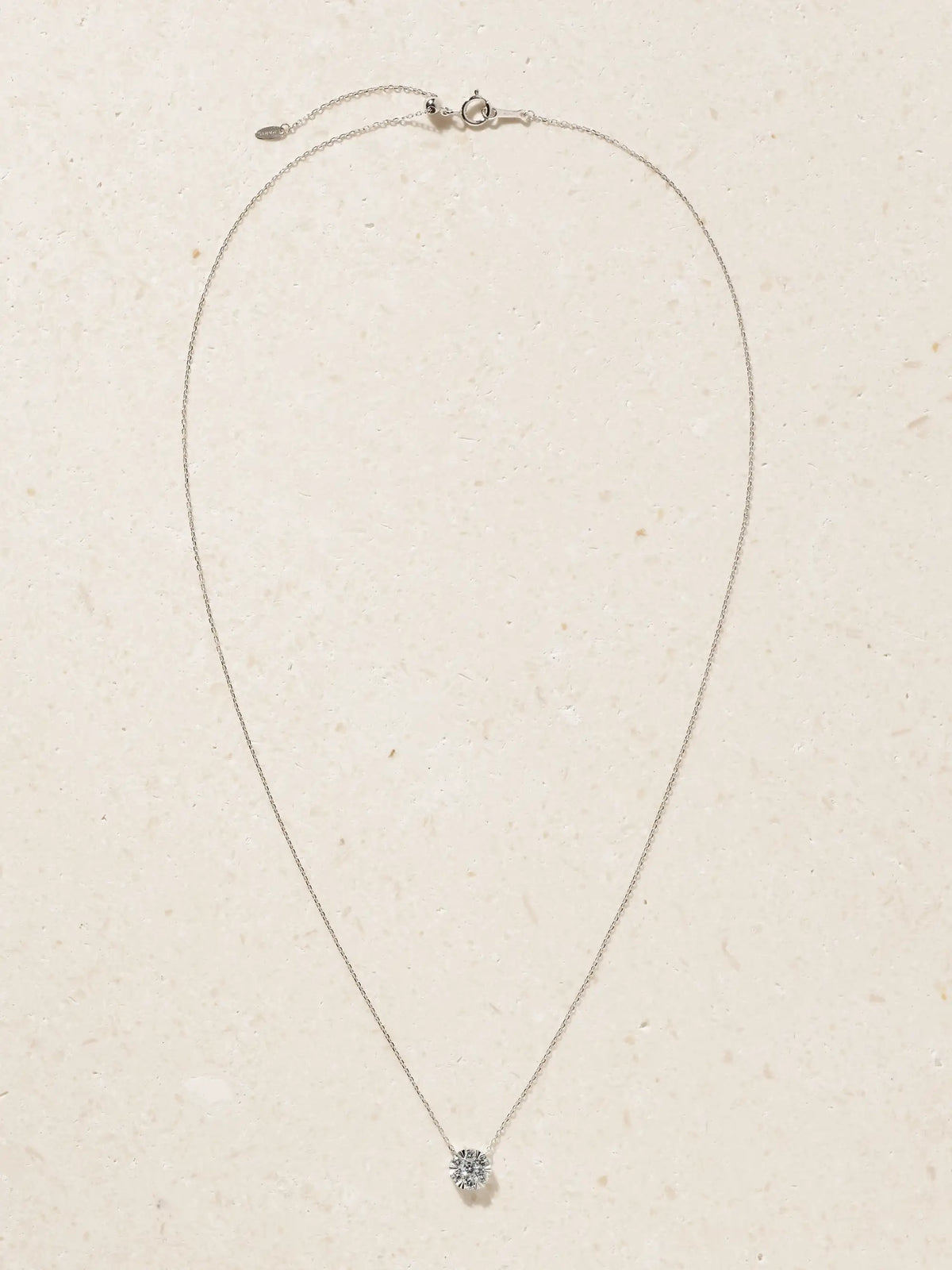 Persée 18-karat White Gold Diamond Necklace