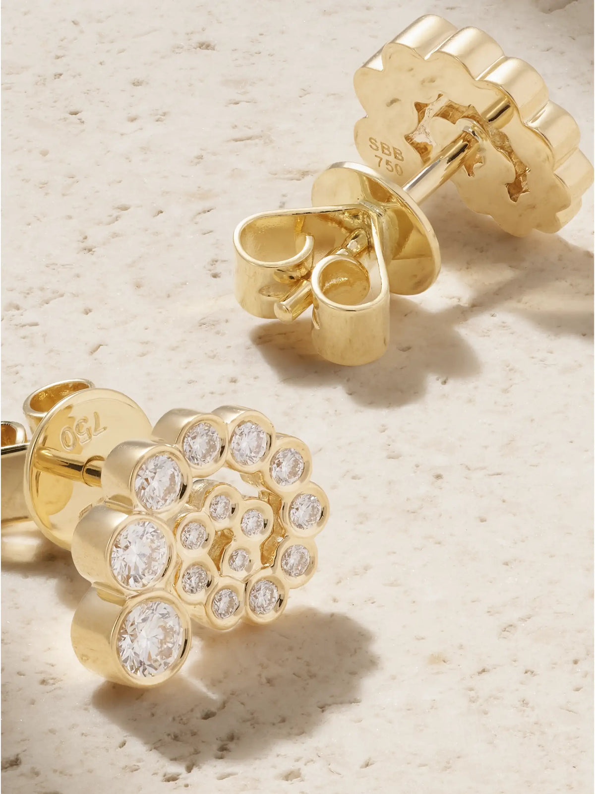 Petit Rêve Escargot 18-karat Recycled Gold Diamond Earrings