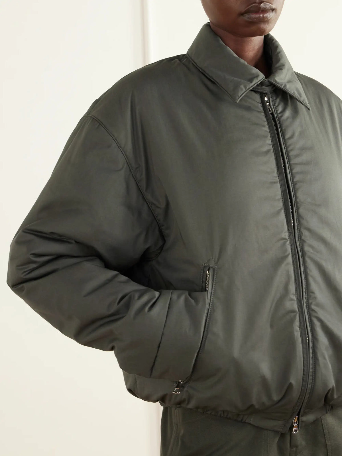 RIER Plombe Padded Cotton-poplin Jacket