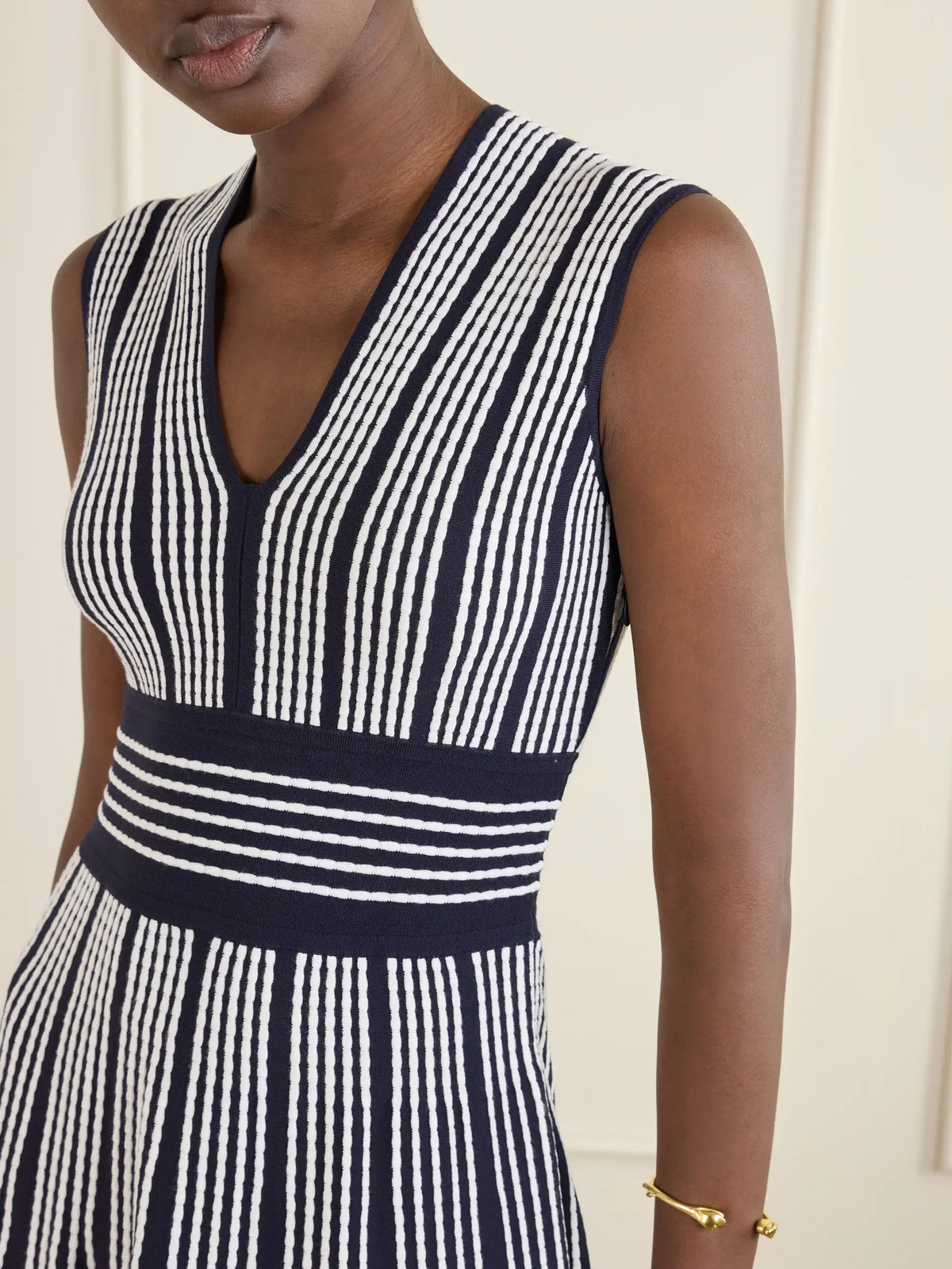 Mainile Mxmagreste Striped Knitted Dress