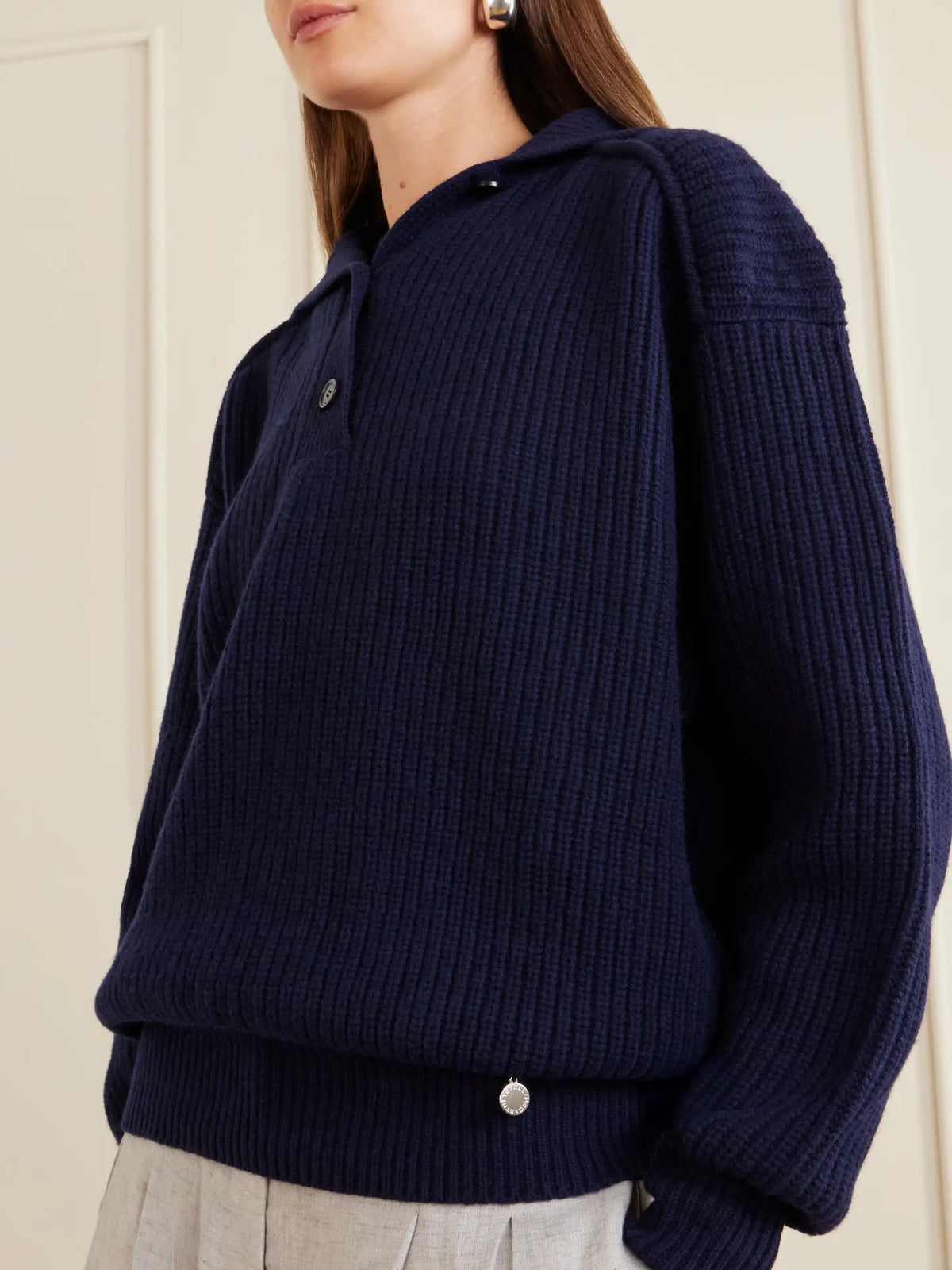 Stella McCartney Ribbed-knit Cashmere And Wool-blend Turtleneck Sweater