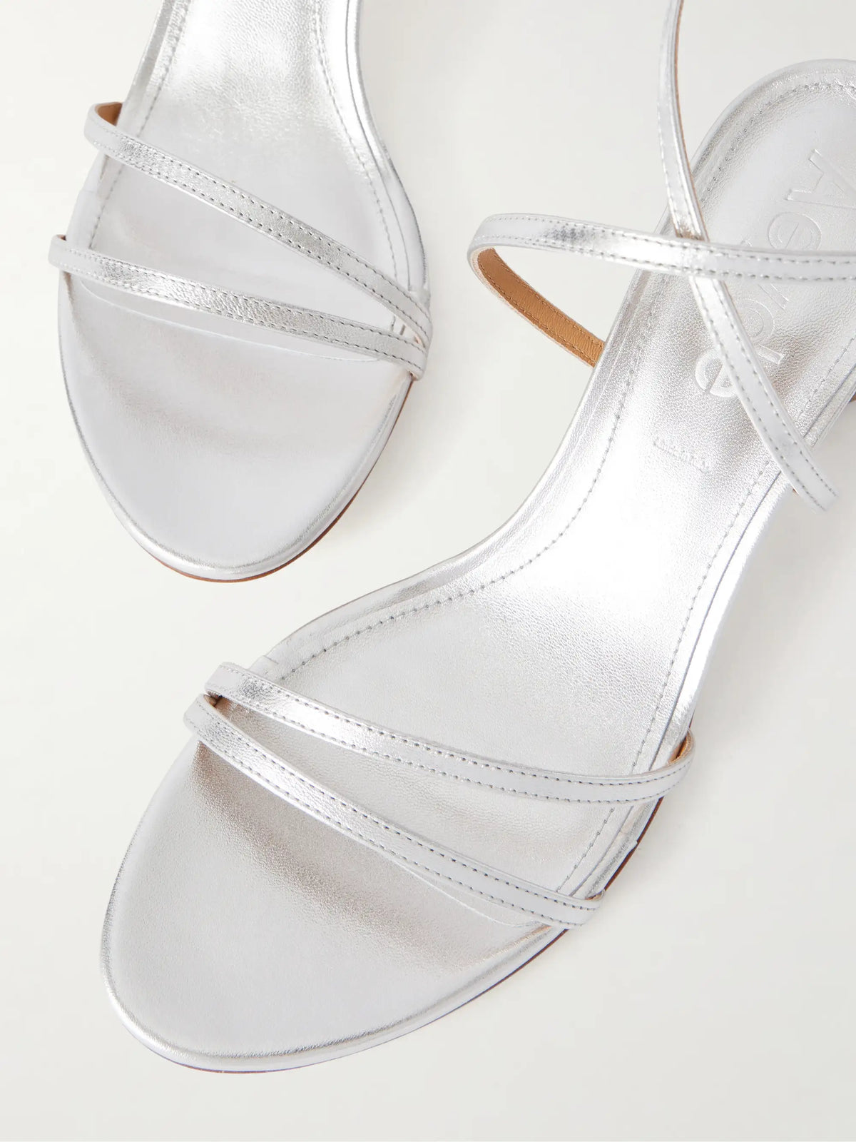 Mirella Metallic Leather Sandals