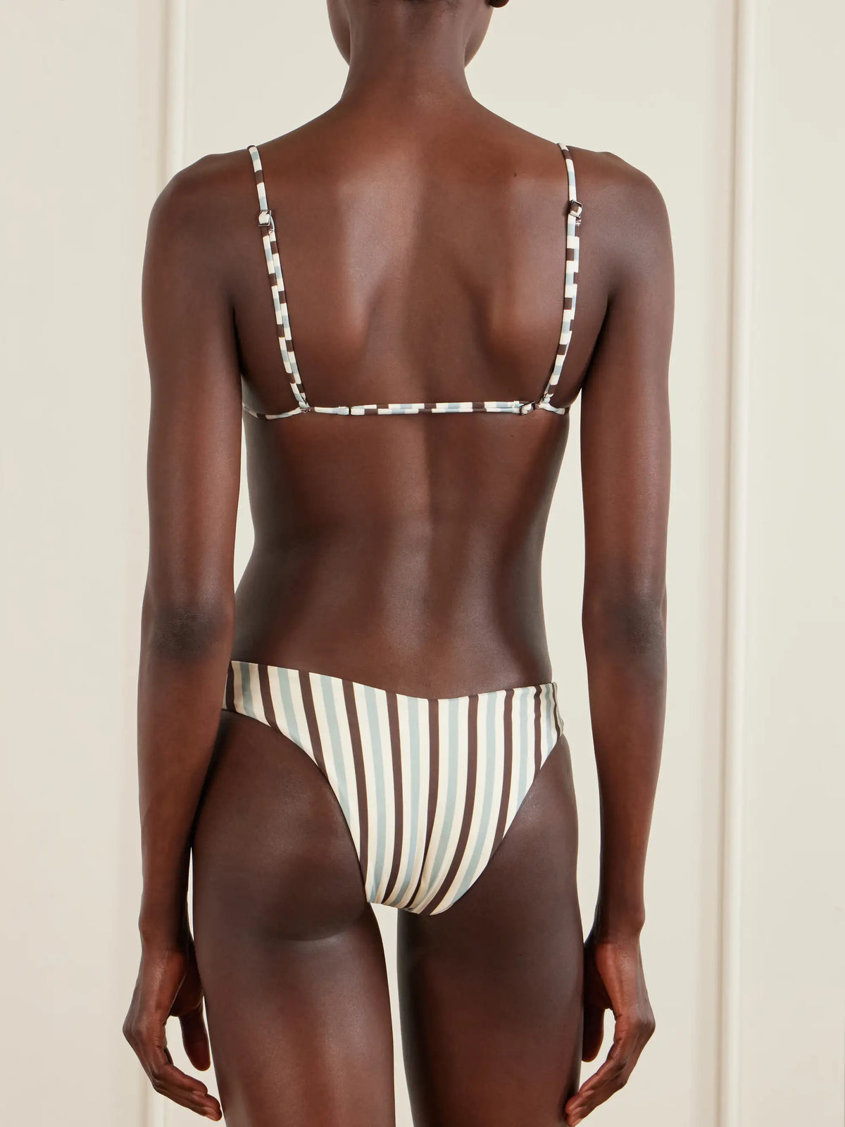 Leila Striped Bikini Briefs
