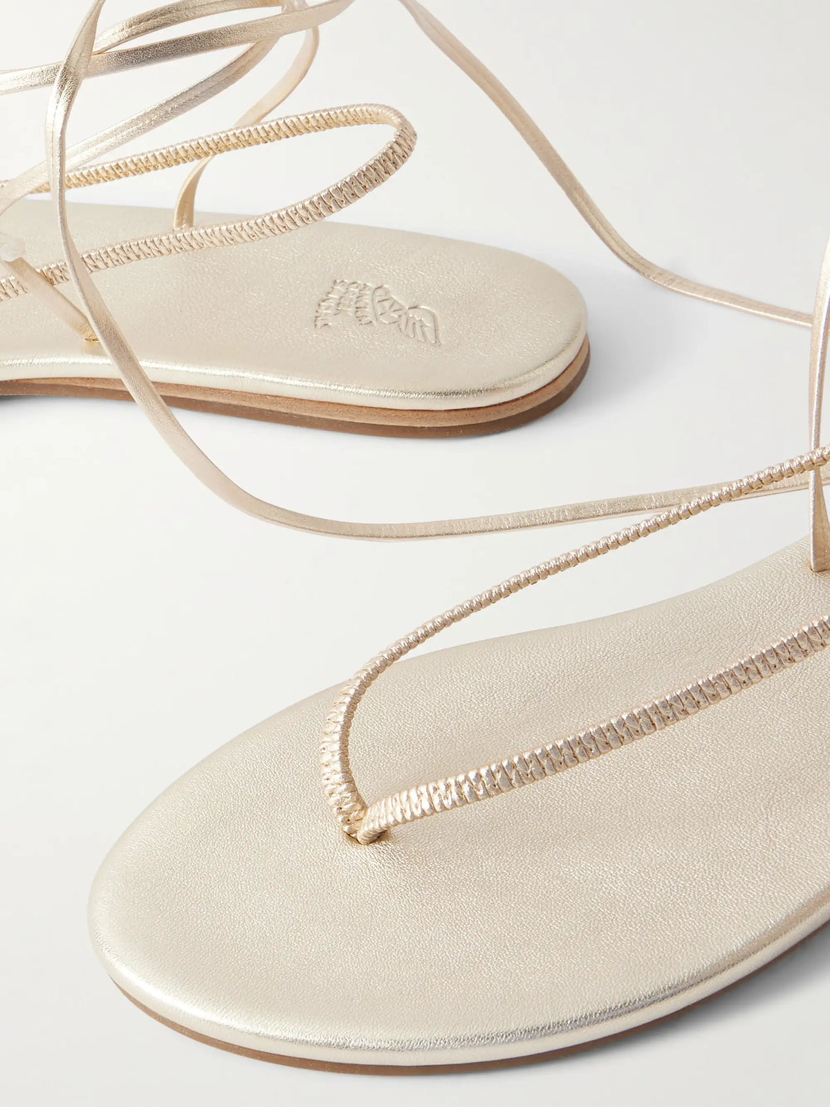 Sfendoni Metallic Sandals