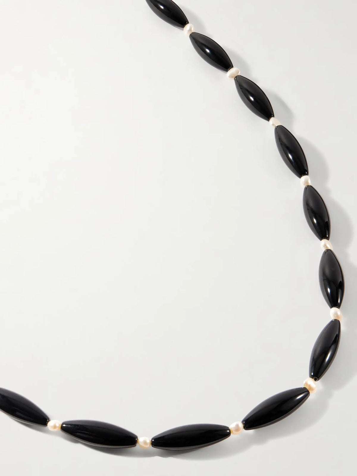 Le Sundial Nives Mother-of-pearl And Sterling Silver Necklace