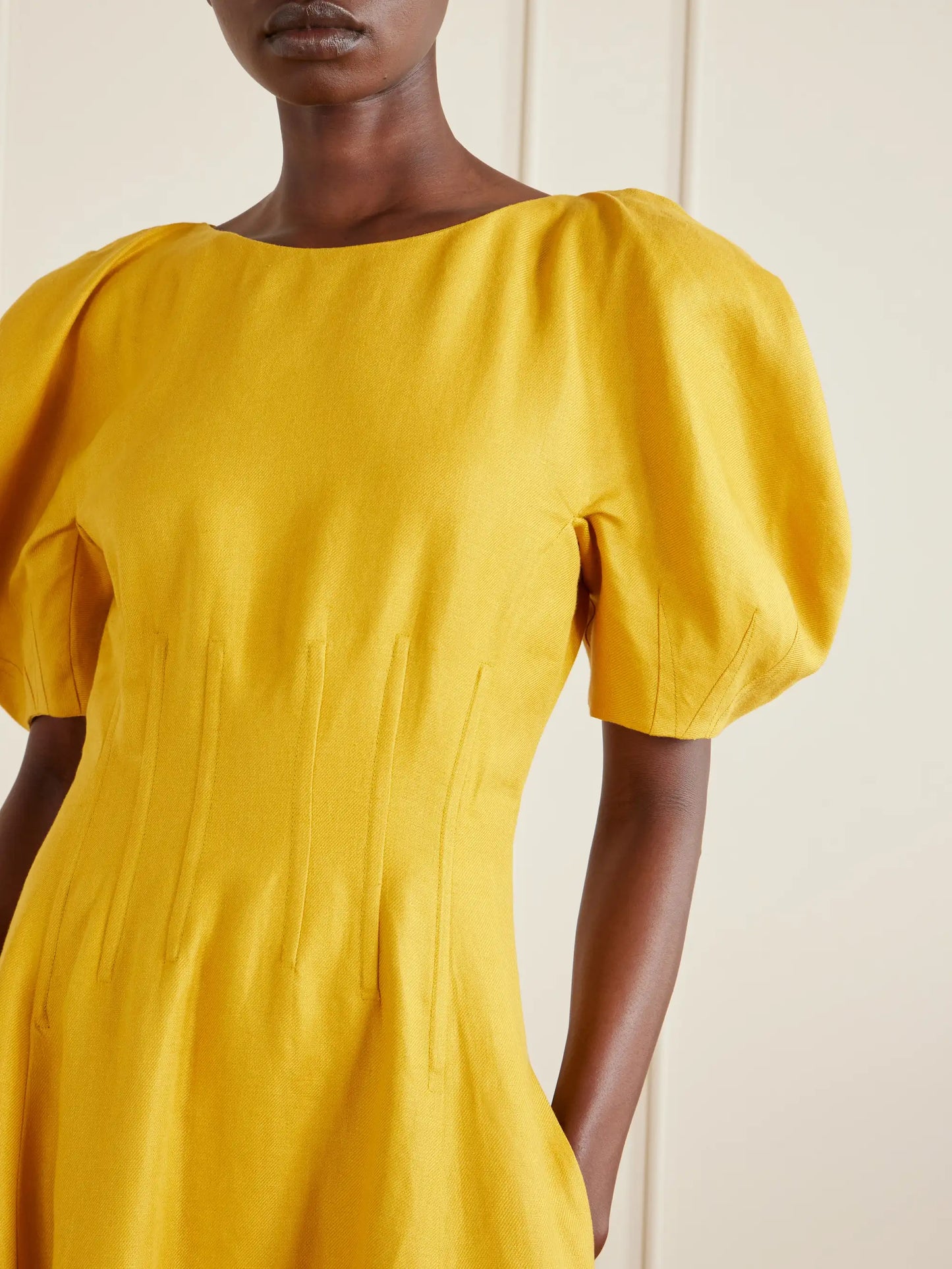 Ranya Linen Midi Dress