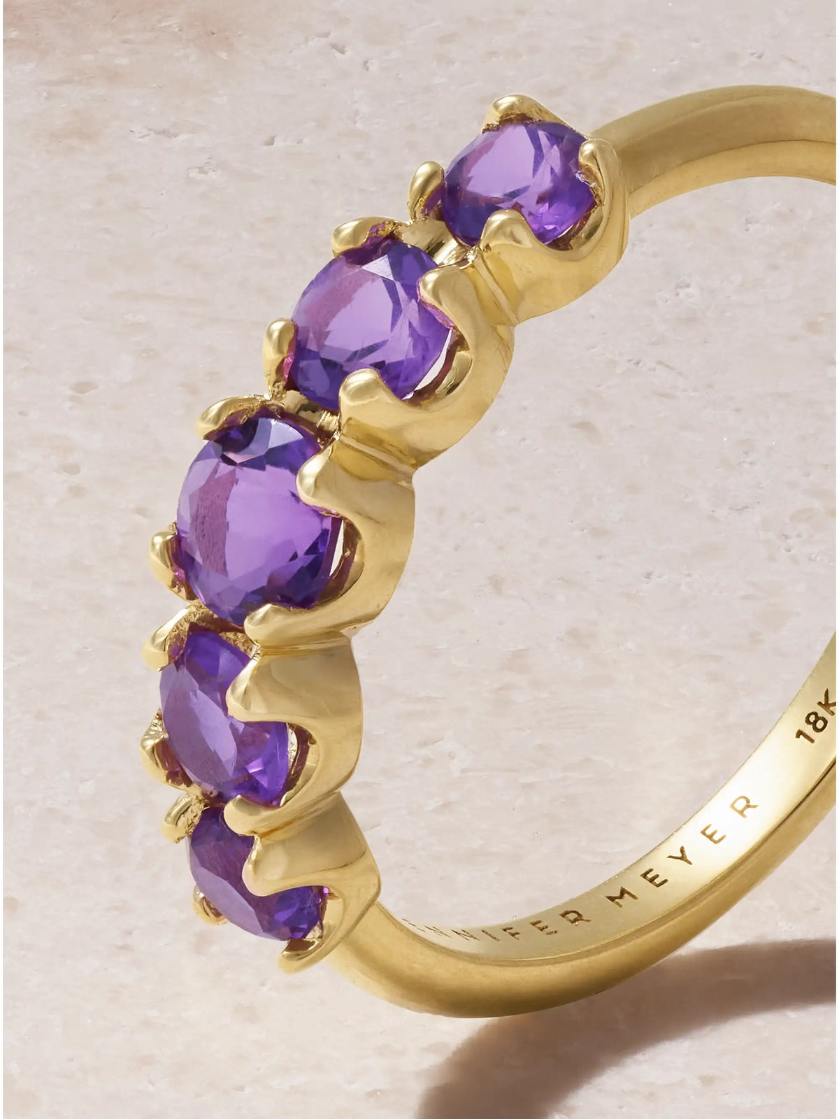 18-karat Gold Amethyst Ring