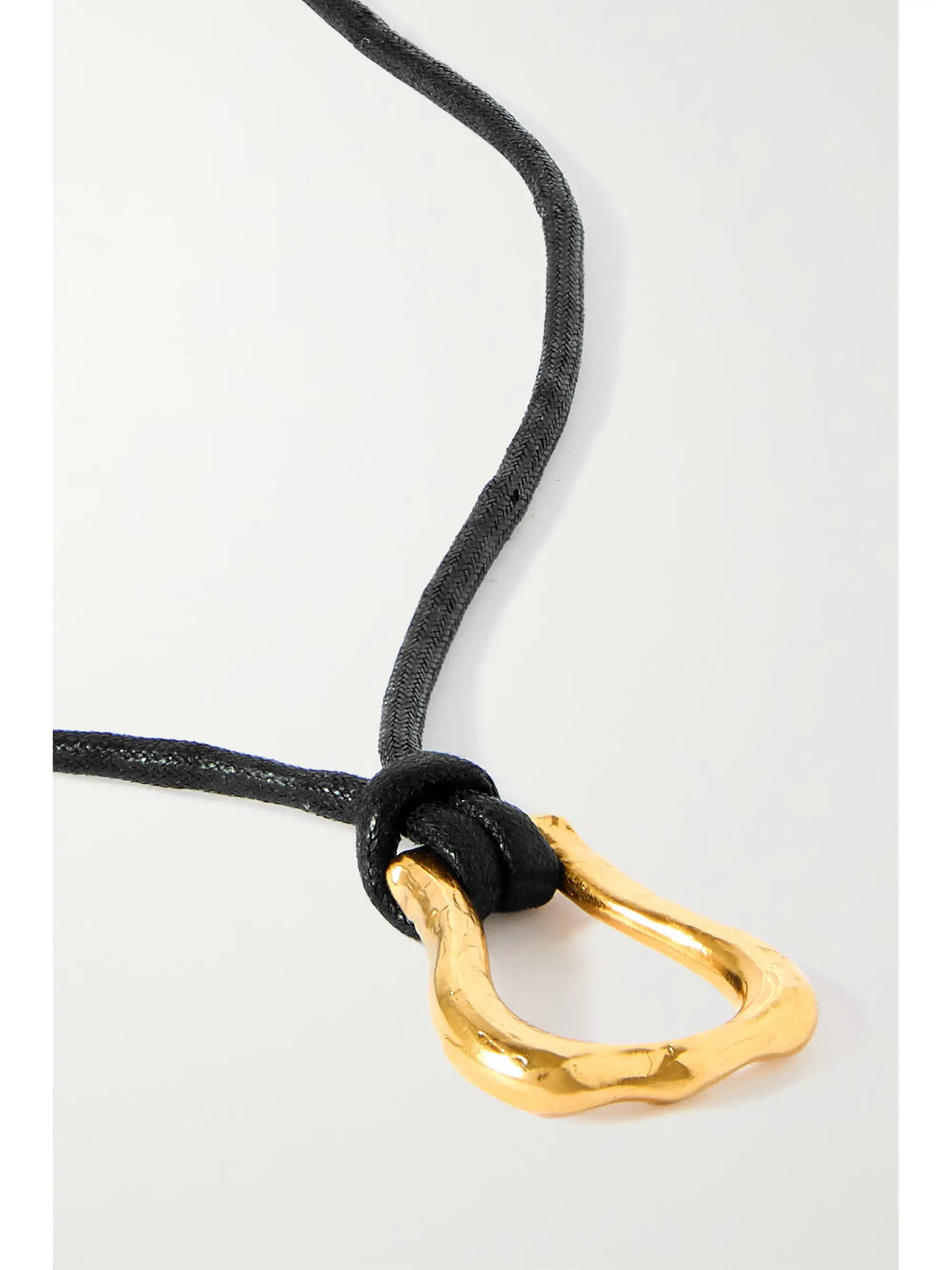 + Net Sustain The Mini Link Of Wanderlust Gold-plated Cord Necklace