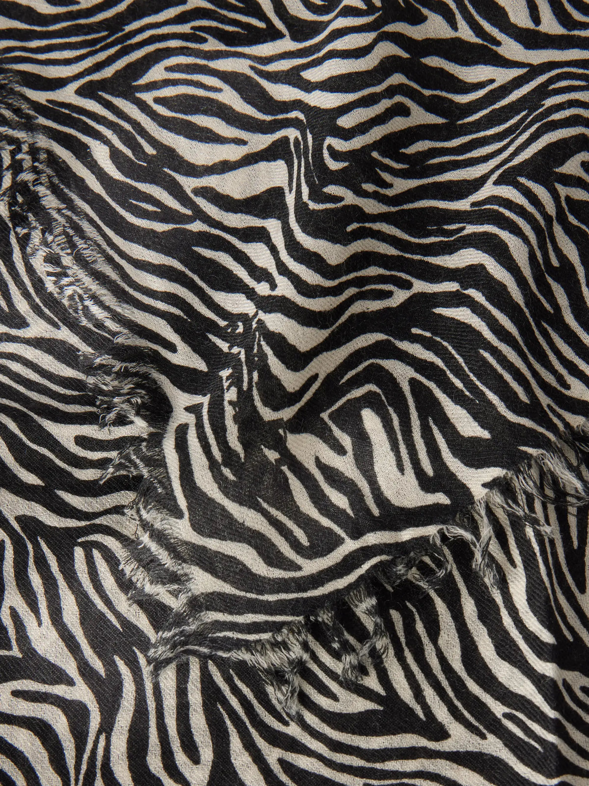 ISABEL MARANT Alecia Zebra-print Cashmere And Wool-blend Scarf
