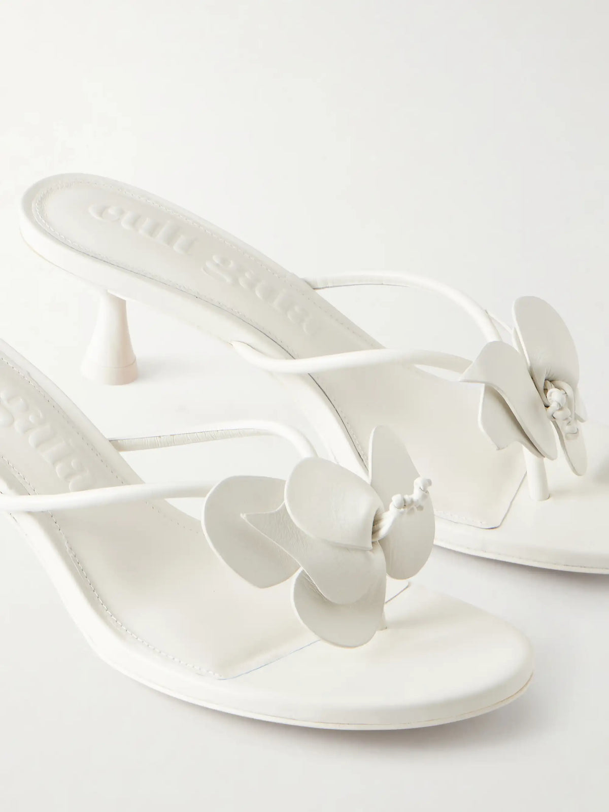Addison Embellished Leather Thong Sandals