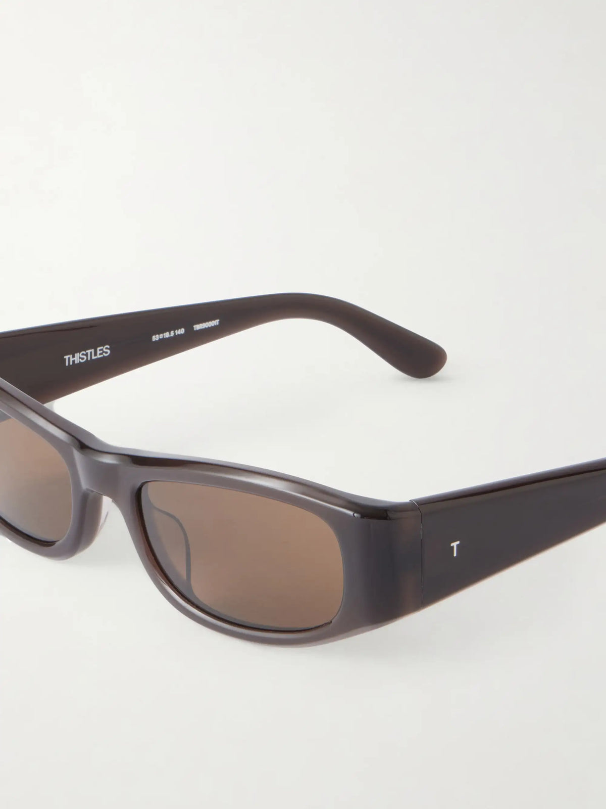 The Suede Square-frame Acetate Sunglasses