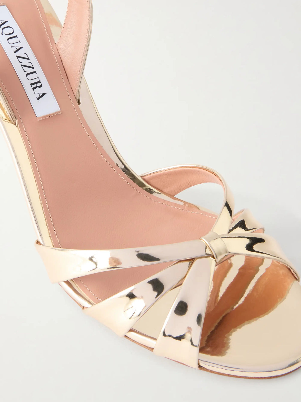 Tati 85 Metallic Leather Sandals