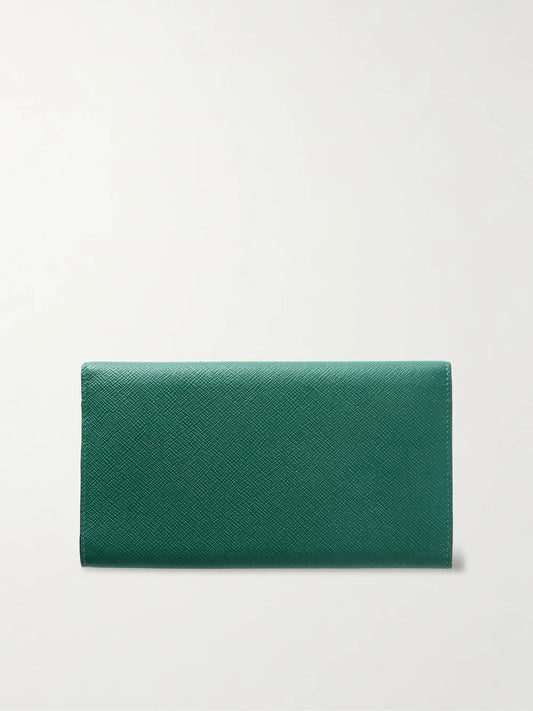 Marshall Textured-leather Travel Wallet