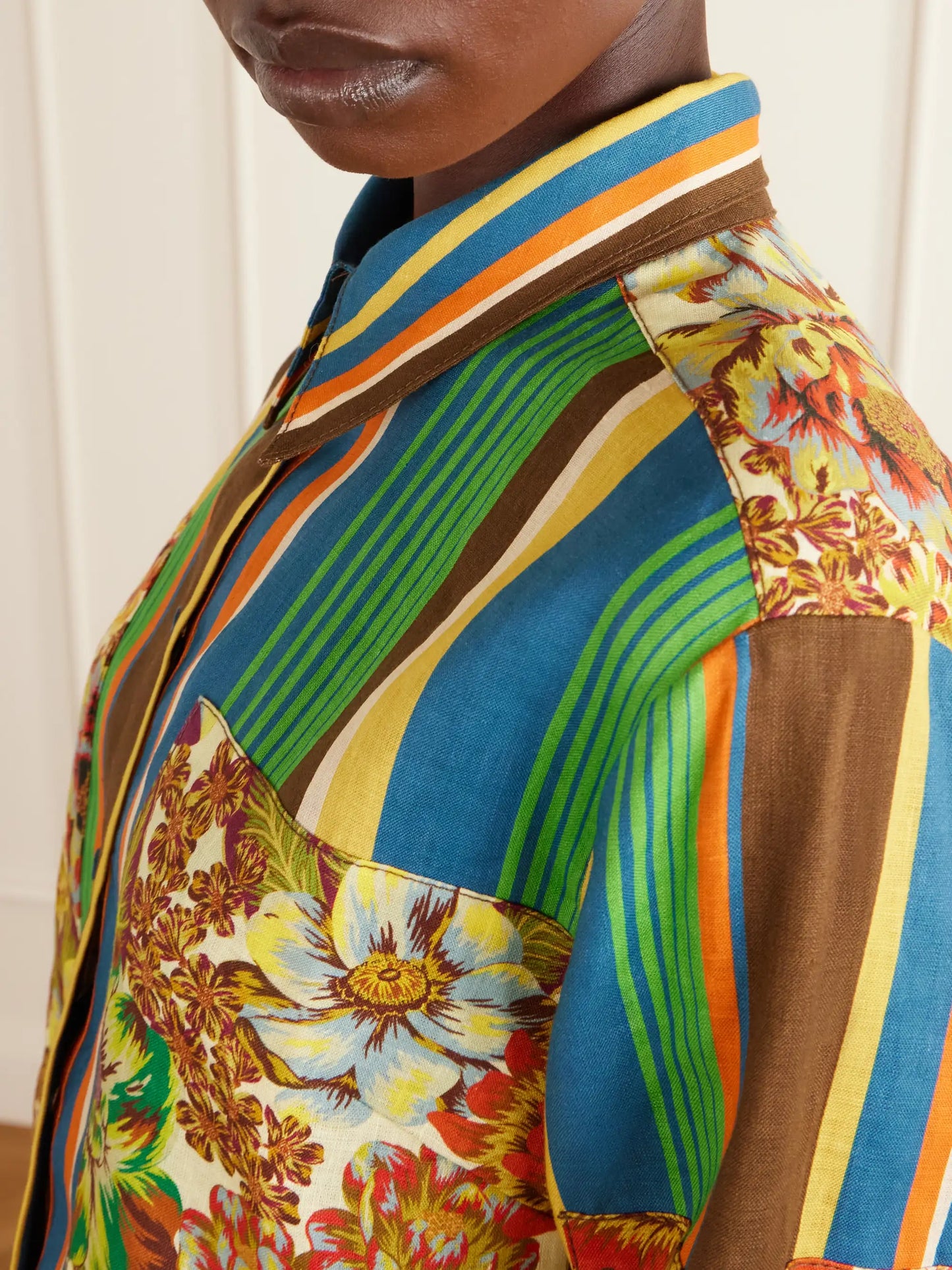 Charlie Printed Linen Shirt