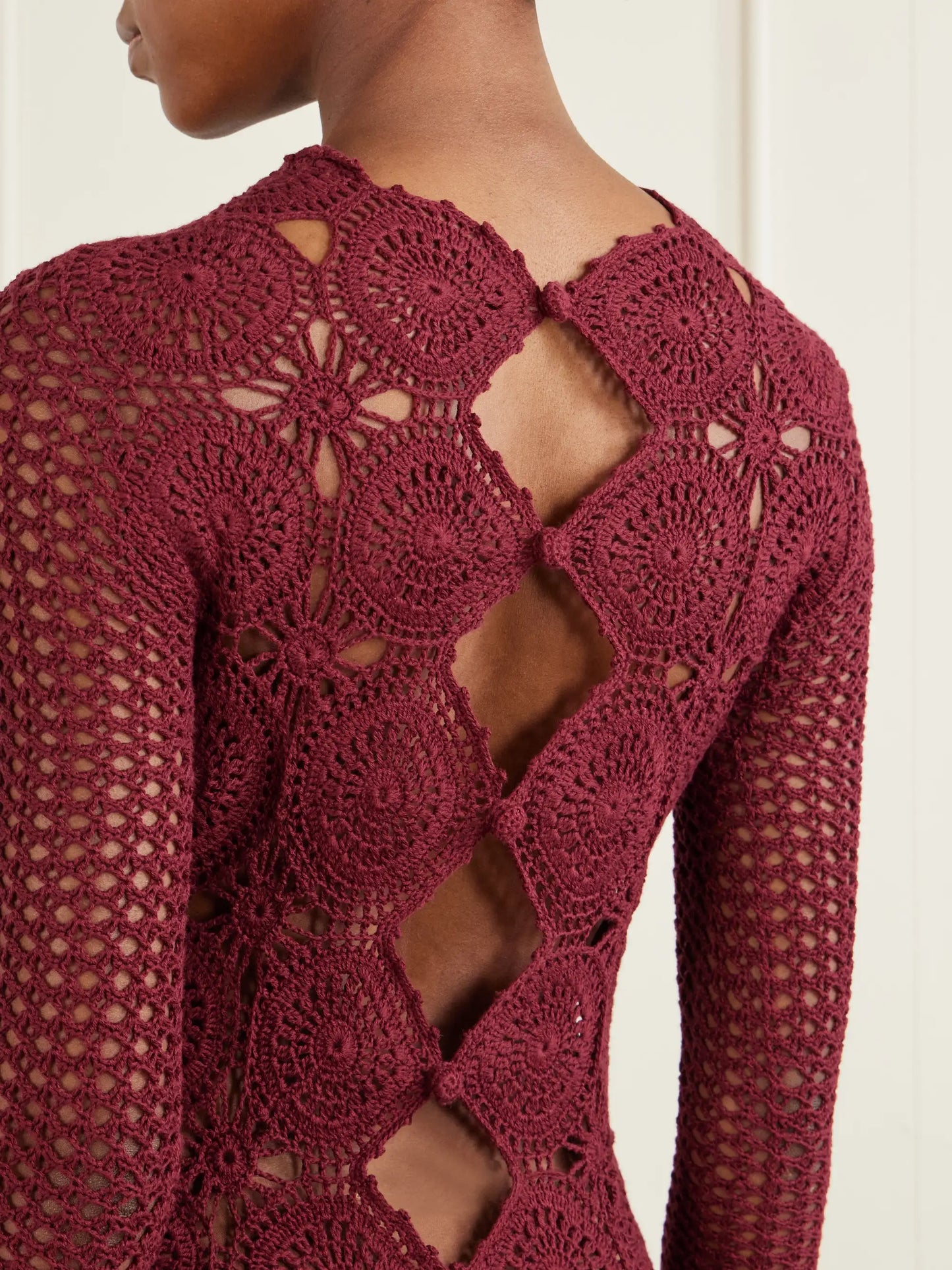 Siula Crocheted Cotton Maxi Dress
