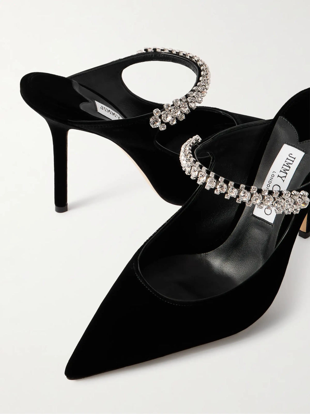 Bing 100 Crystal-embellished Velvet Pumps