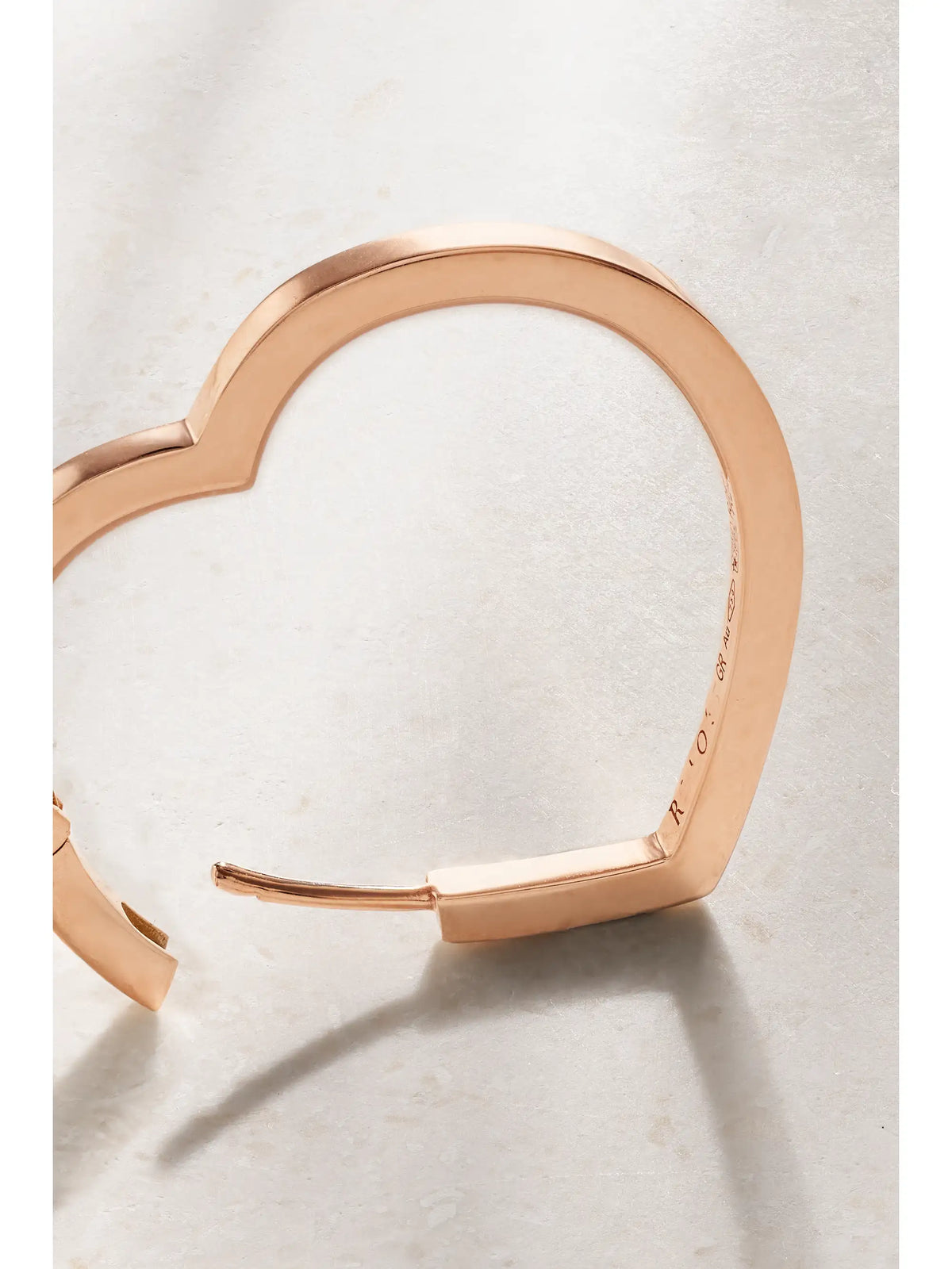 Antifer Heart Large 18-karat Rose Gold Single Earring