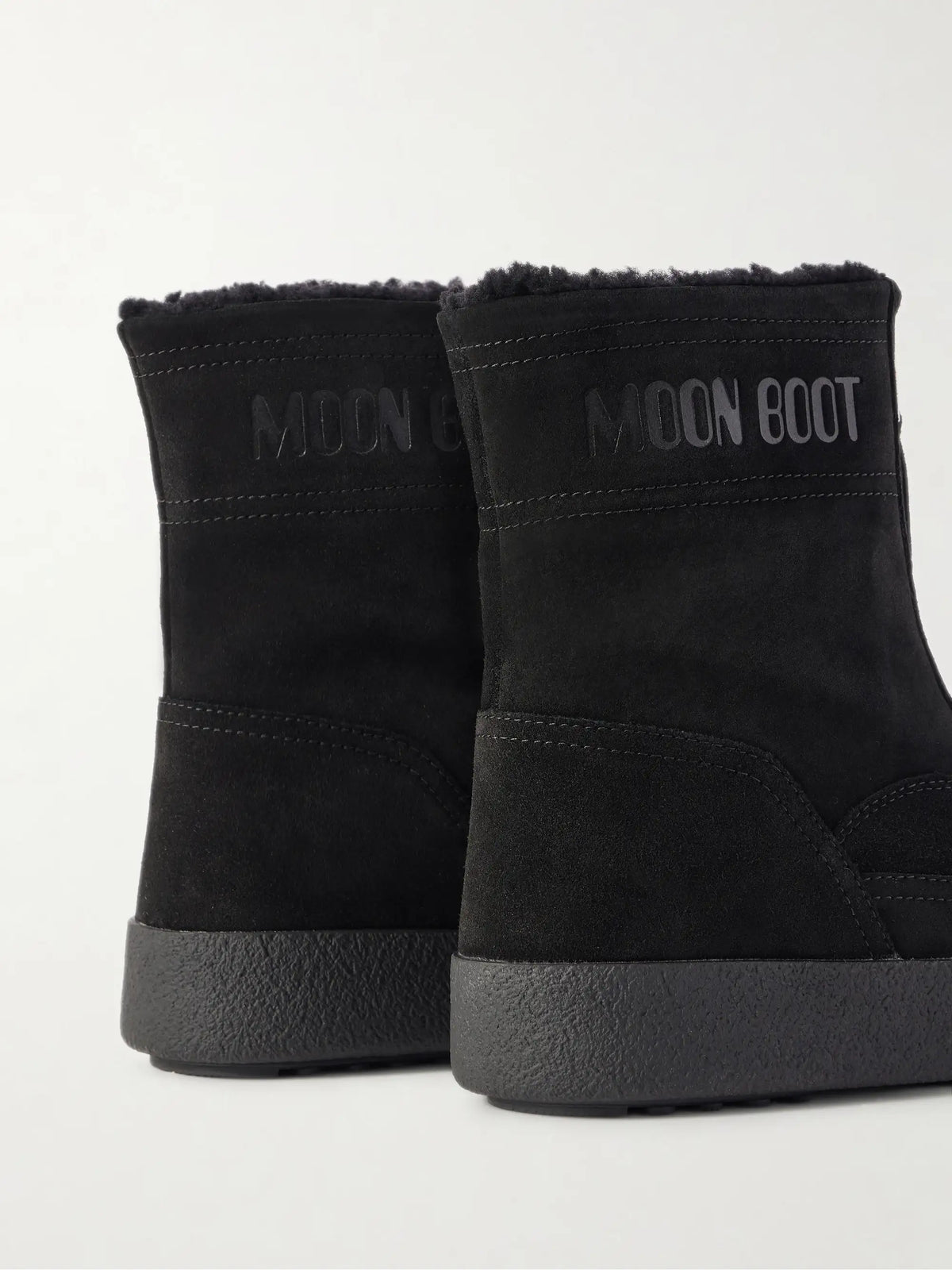 Lara Suede And Shearling Ankle Boots