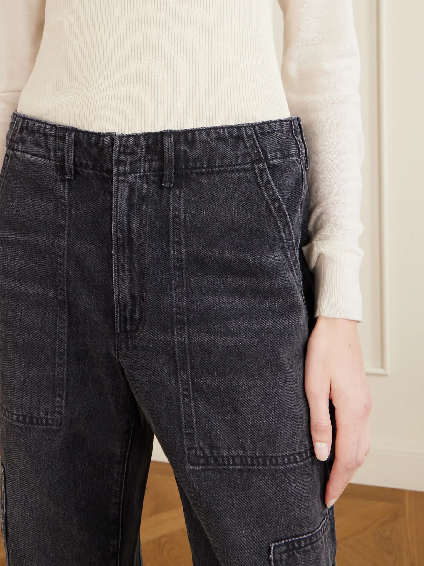Sienna Relaxed Utility Flared Jeans