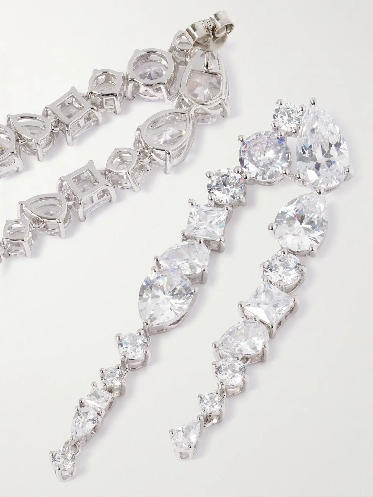Corus Recycled Silver Cubic Zirconia Earrings