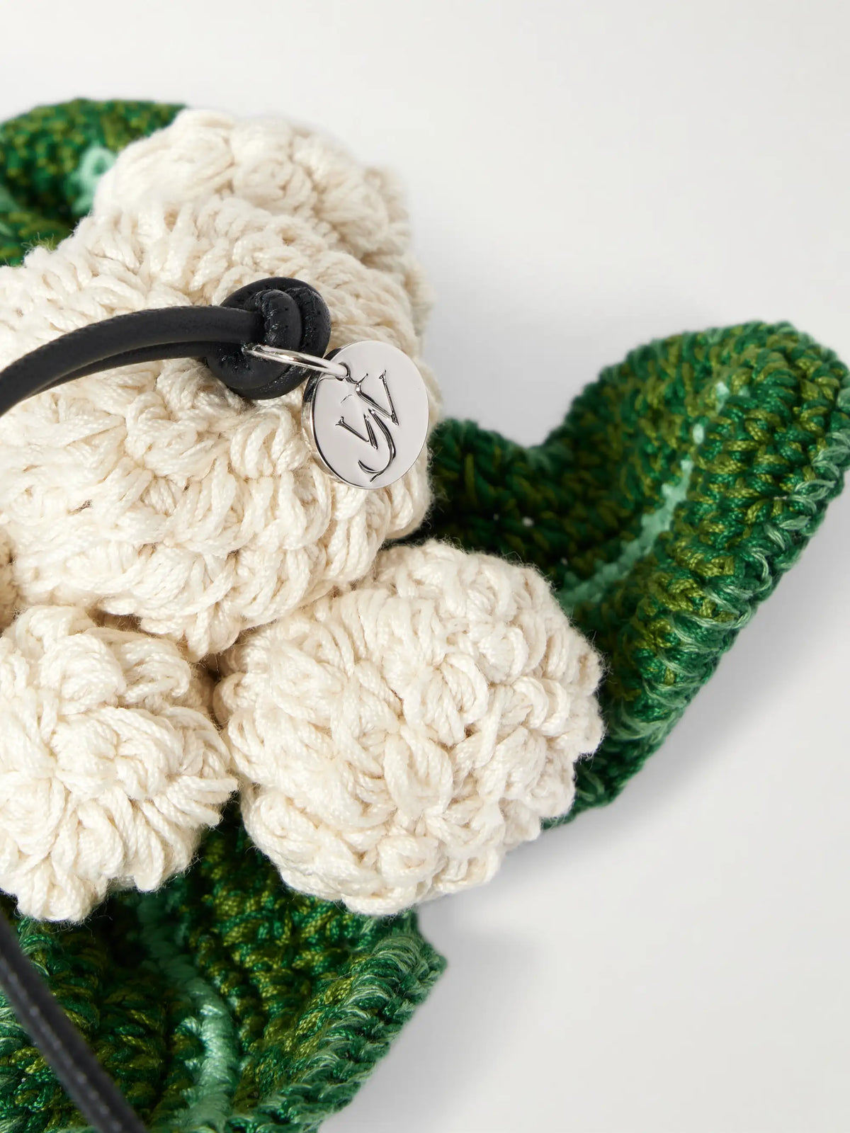 Cauliflower Crocheted Cotton Bag Charm