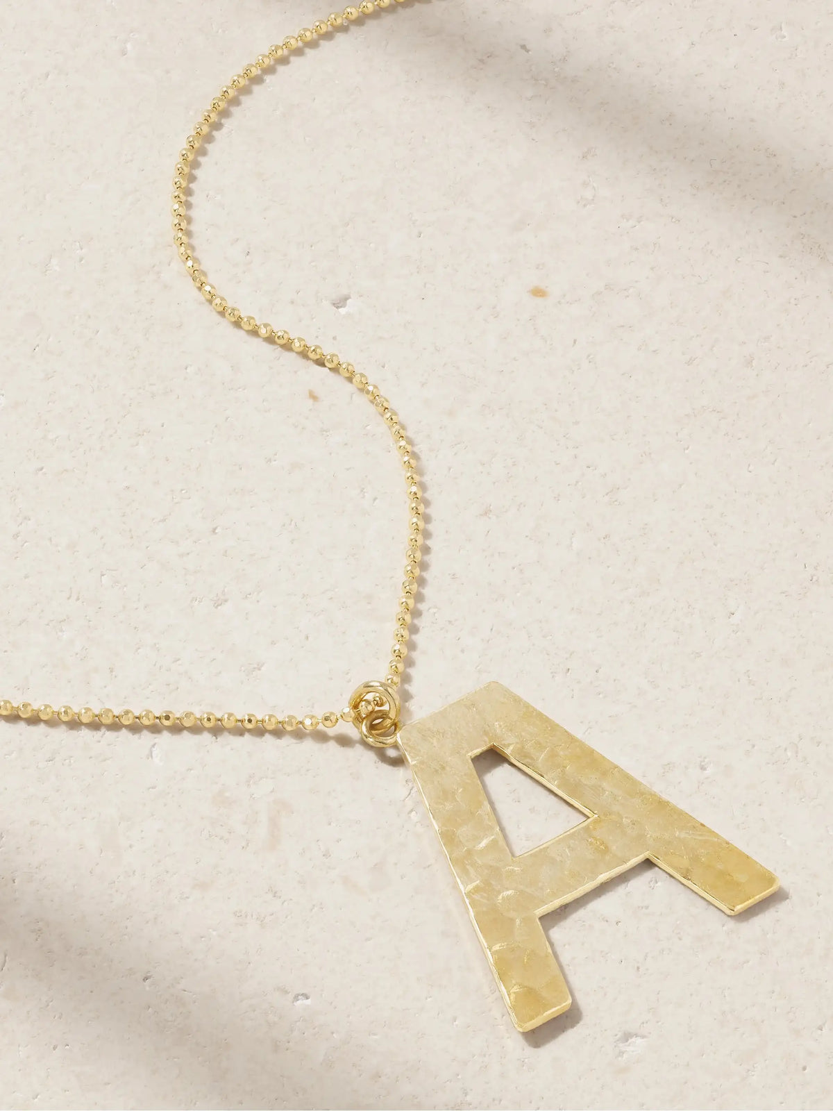 Initial 18-karat Gold Necklace