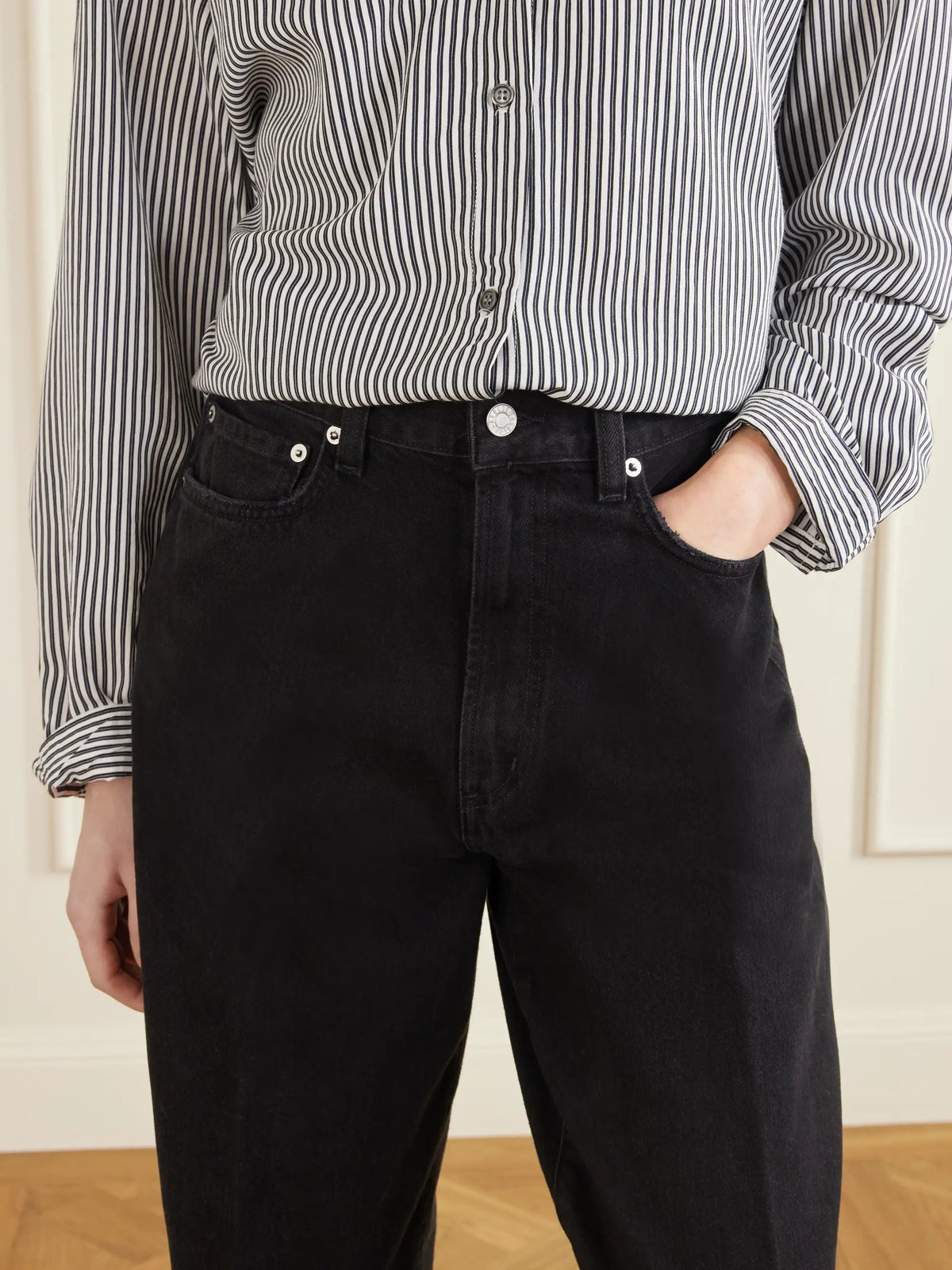 80's High-rise Straight-leg Jeans