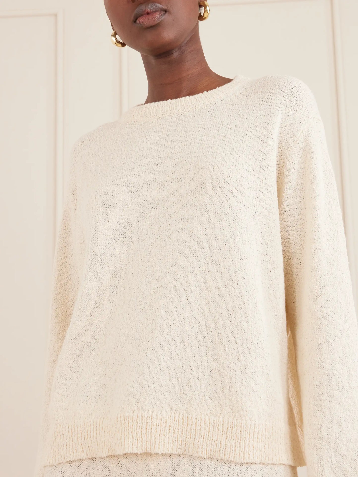 Kismet Knitted Cotton Sweater