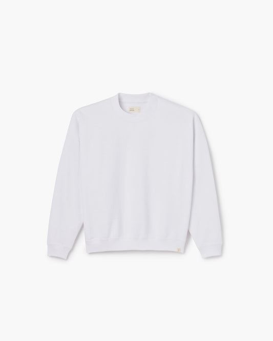 Core Fleece Crewneck (White)