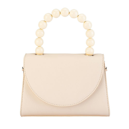 Olga Berg WENDY Acrylic Bead Bag (Natural)