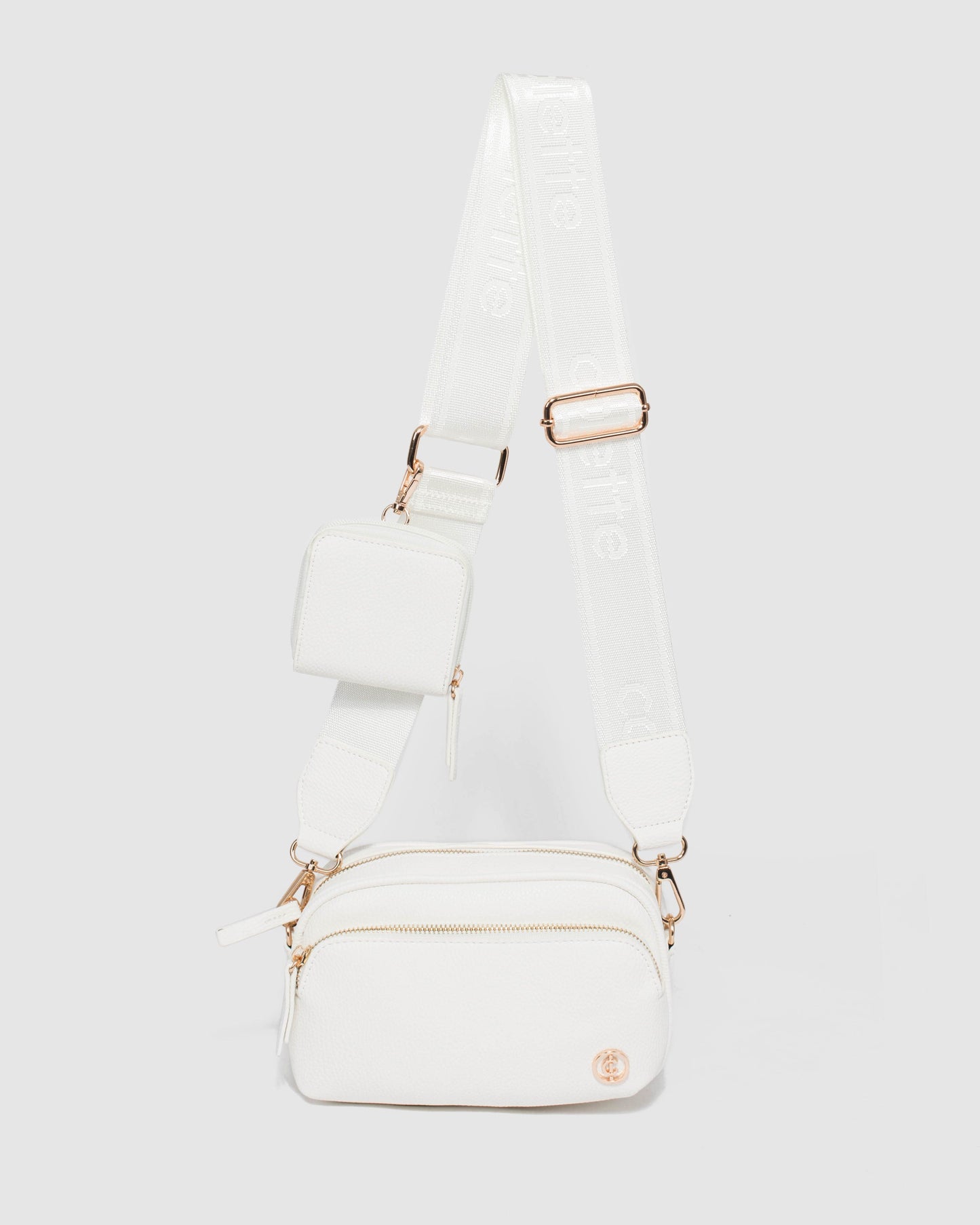 Colette by Colette Hayman And Gold Amalia Crossbody Bag (White)