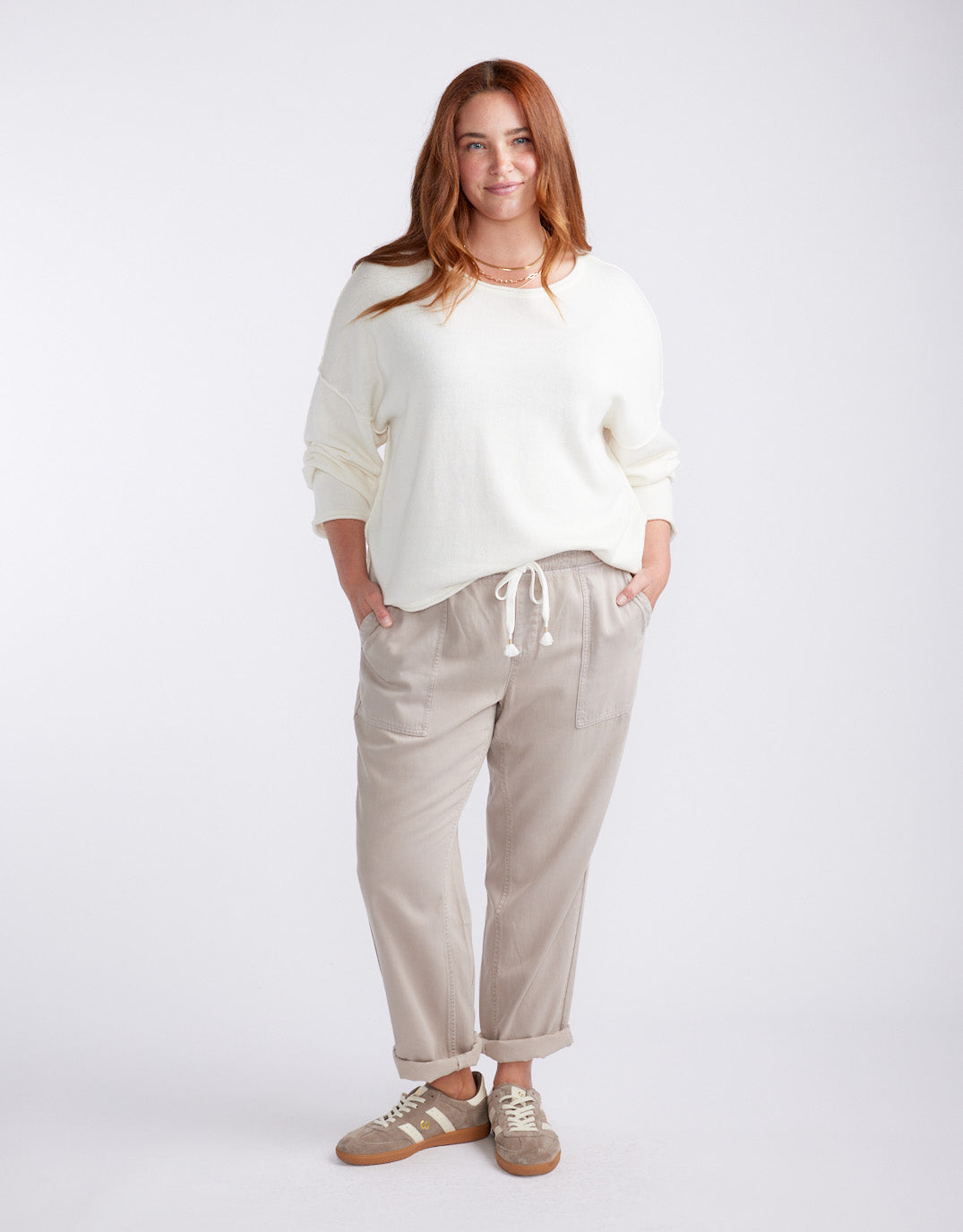 White & Co. Beach Comber Pant (Stone)