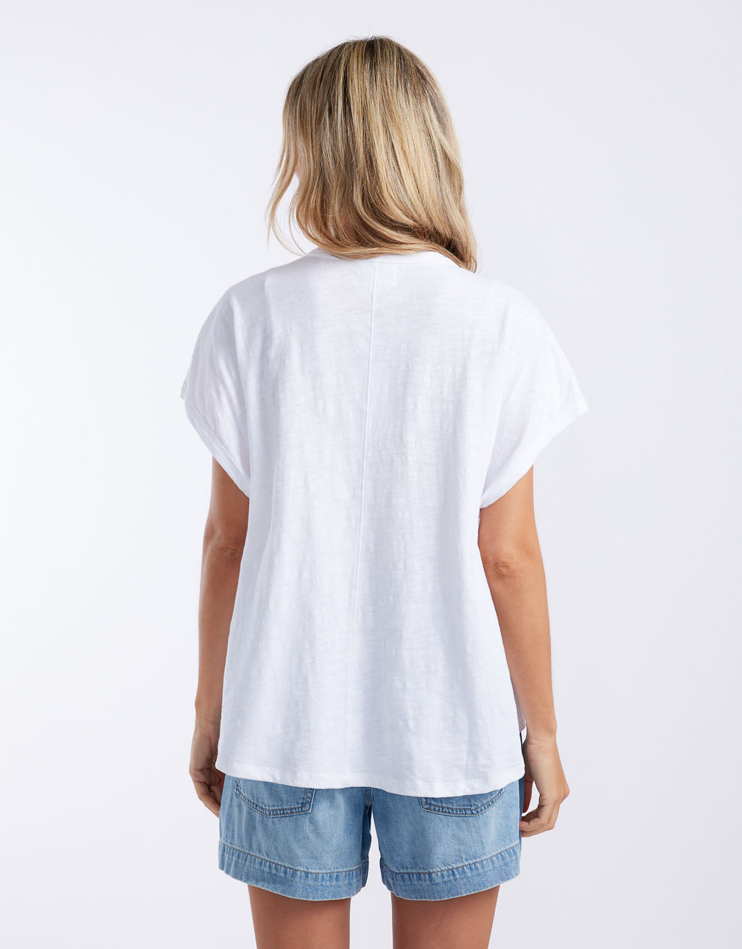 White & Co. Camille Cotton Top (White)