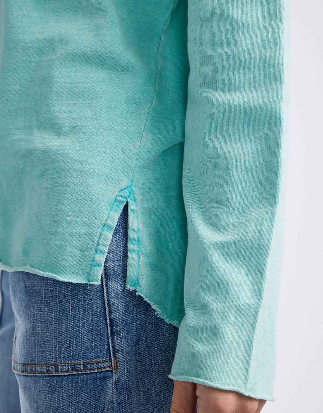White & Co. Henley Sunset Top (Seaglass)
