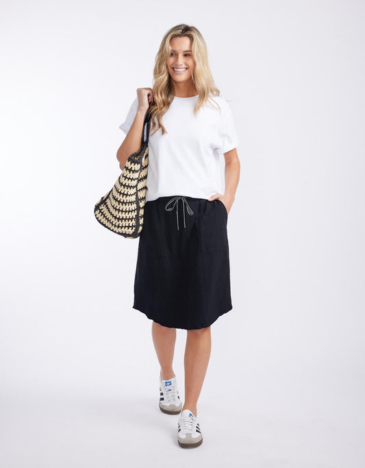 White & Co. Signature Skirt (Black)