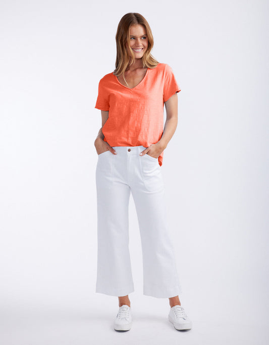 Original V Neck T-Shirt - (Melon)