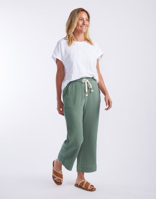 The Coastal Pant - (Sage)