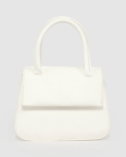 Colette Olivia Double Handle Mini Bag (White)