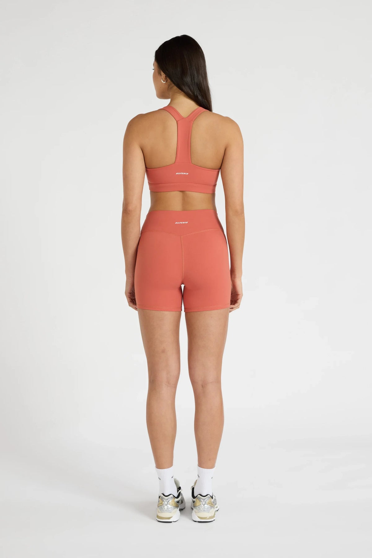ALLFENIX CloudCore Scoop Neck Y-Back Sports Bra (Rust)