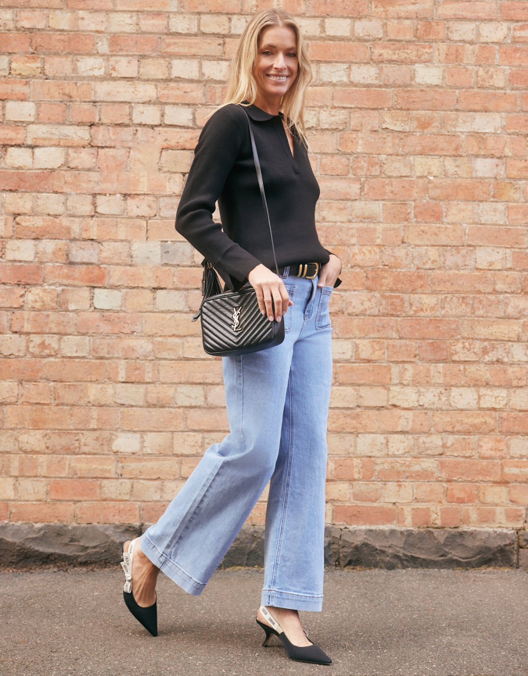 Among The Brave Zoey High Rise Stretch Denim Jean (Signature Blue)