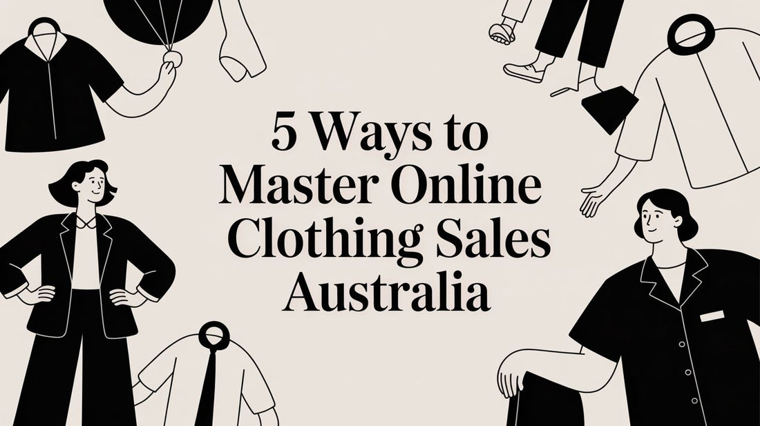 5 Ways to Master Online Clothing Sales Australia