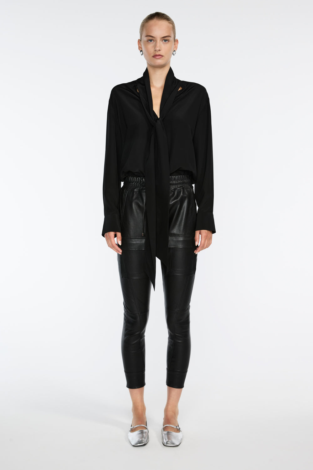 Open Season Stretch Leather Pant (Black)