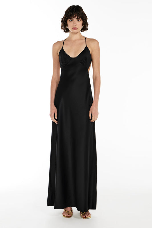 Image of Dresses. Productname: Saturation Point Slip Dress in Black colour by brand - Manning Cartell