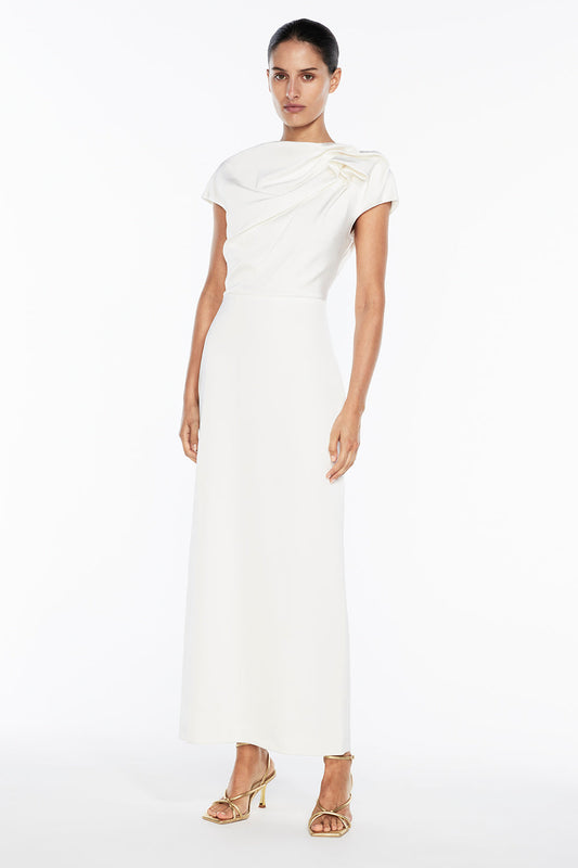 Grand Illusion Maxi Gown (White)