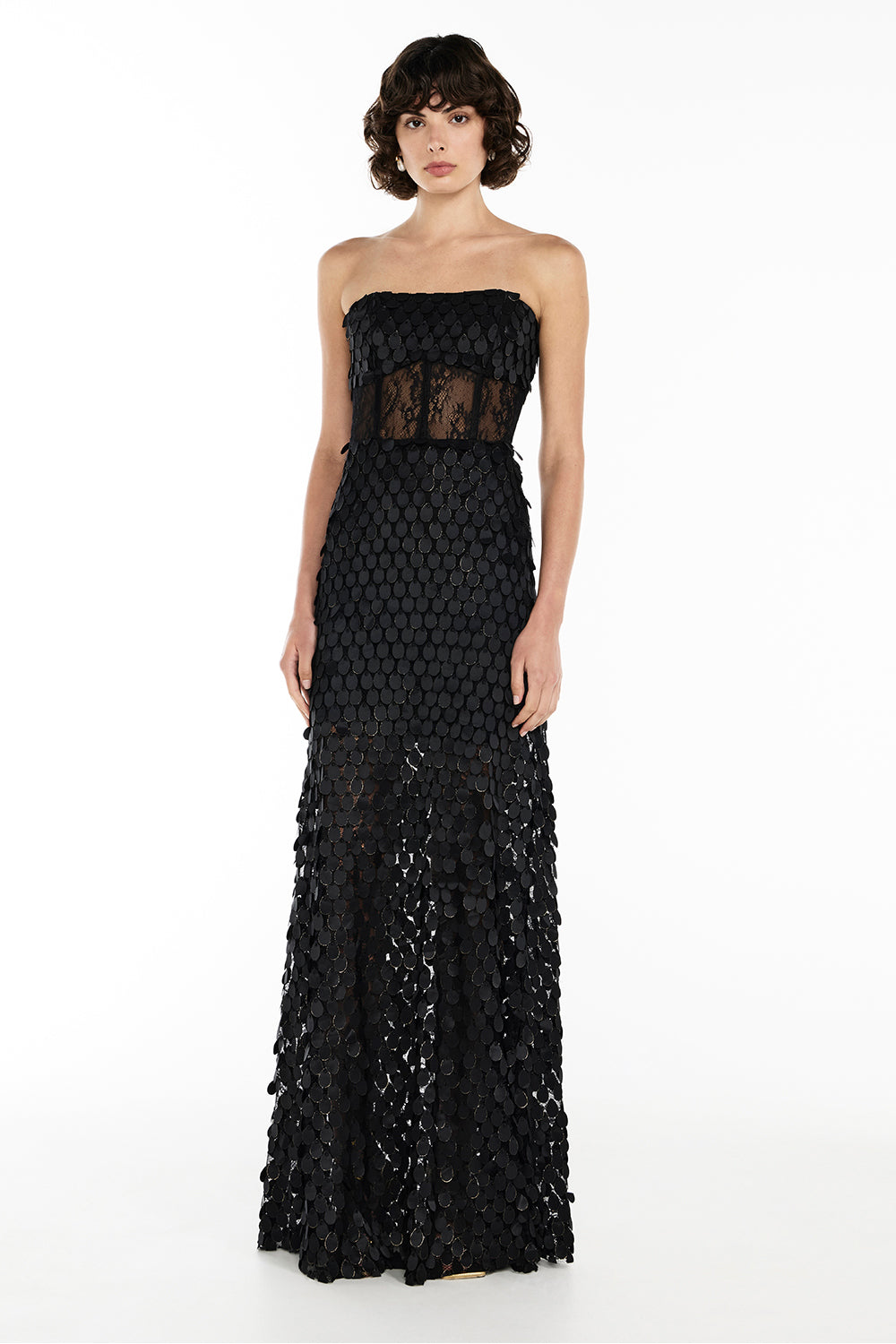Supreme Extreme Strapless Gown (Black)