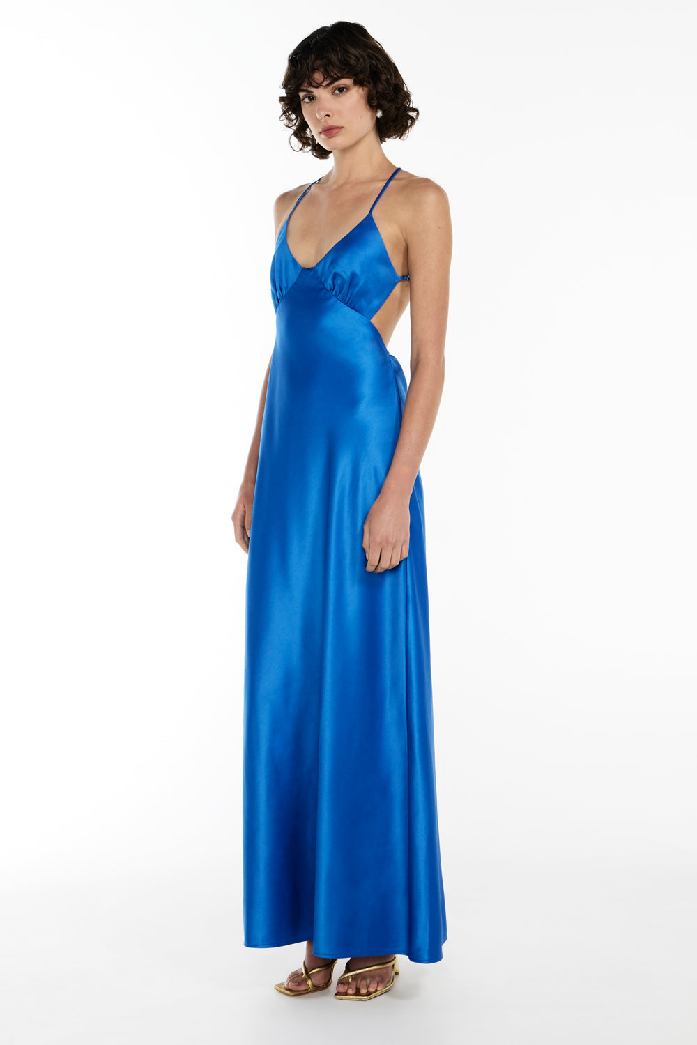 Saturation Point Slip Dress (Lapis Blue)