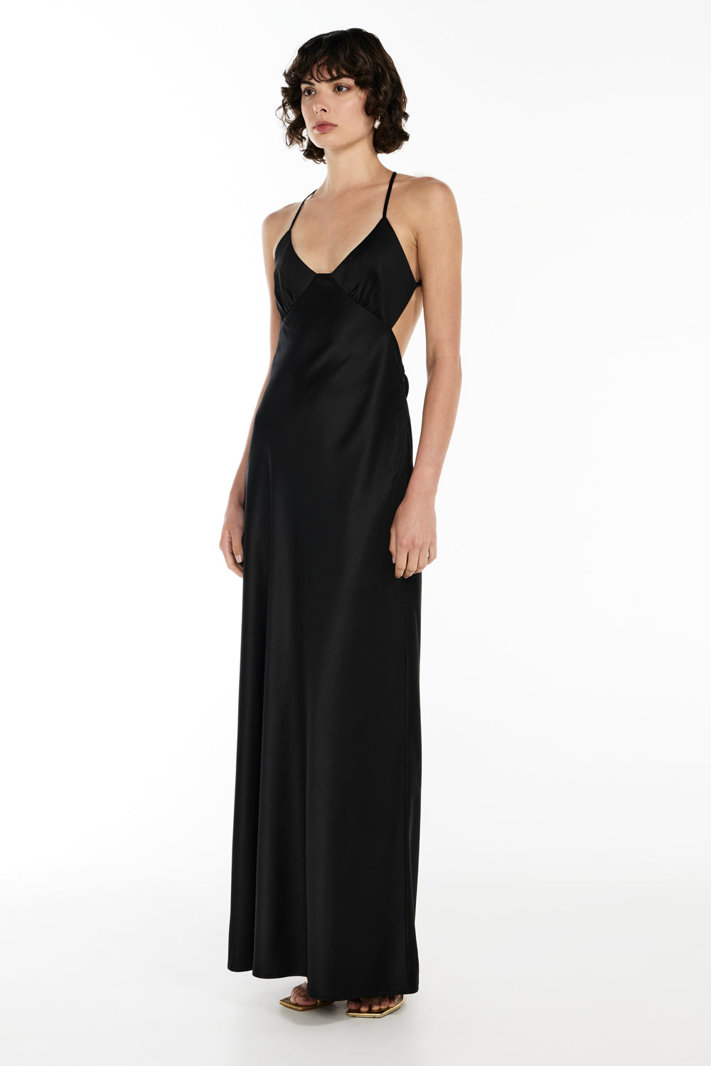 Saturation Point Slip Dress (Black)
