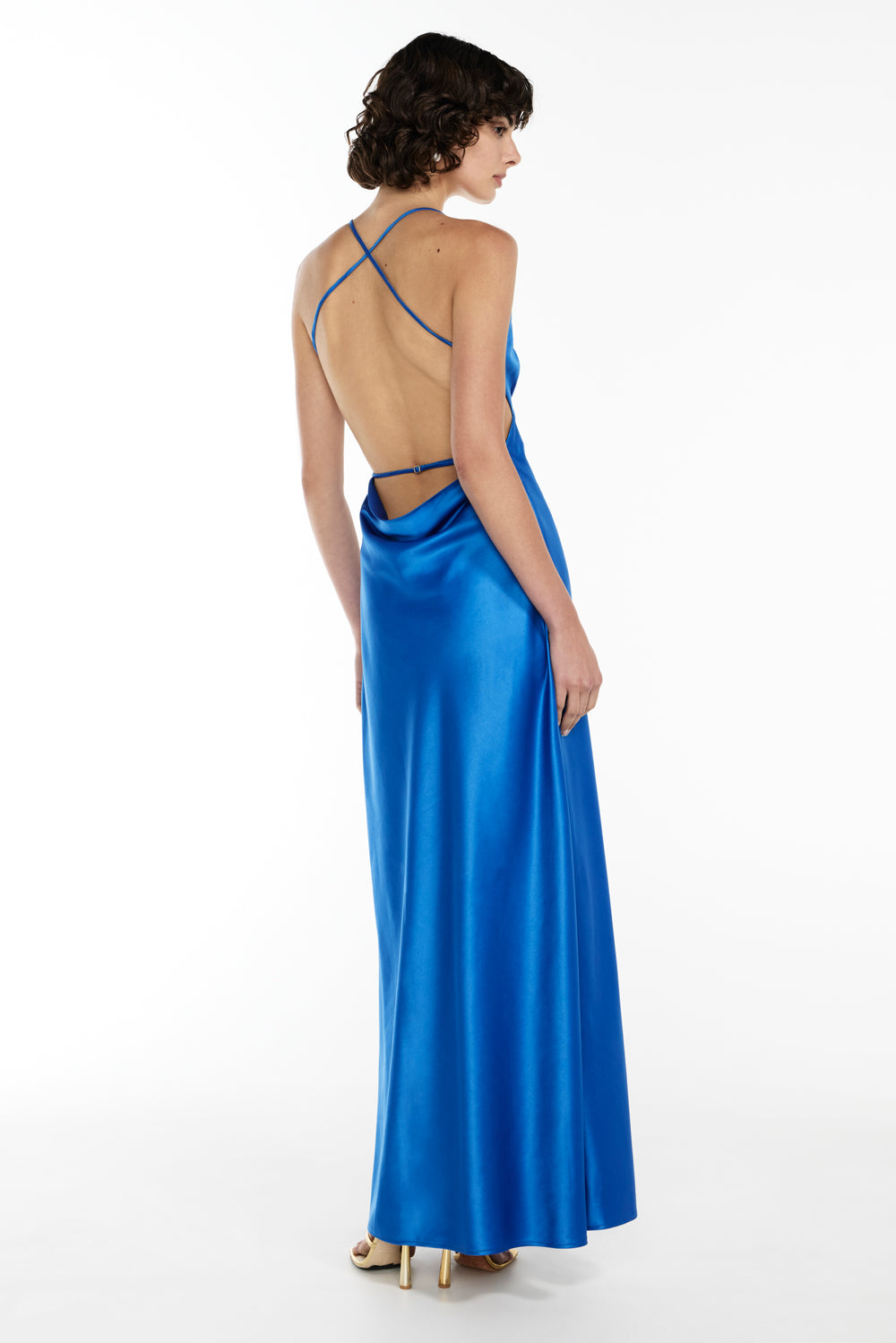 Saturation Point Slip Dress (Lapis Blue)