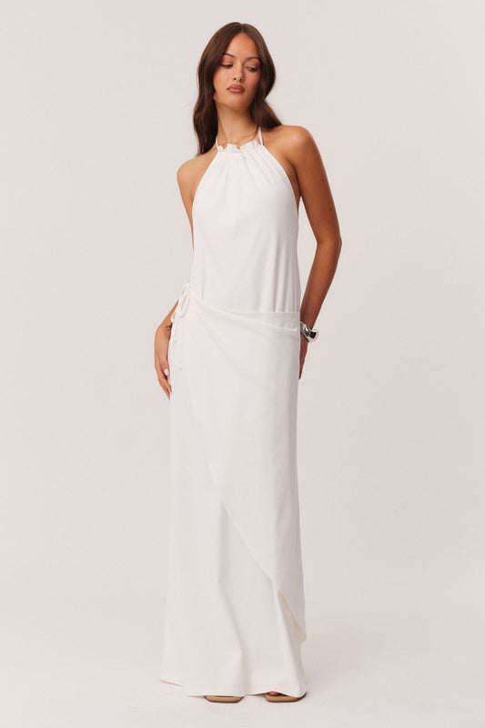 Image of Dresses. Productname: SNDYS POLLY MAXI DRESS in Off White colour by brand - SNDYS