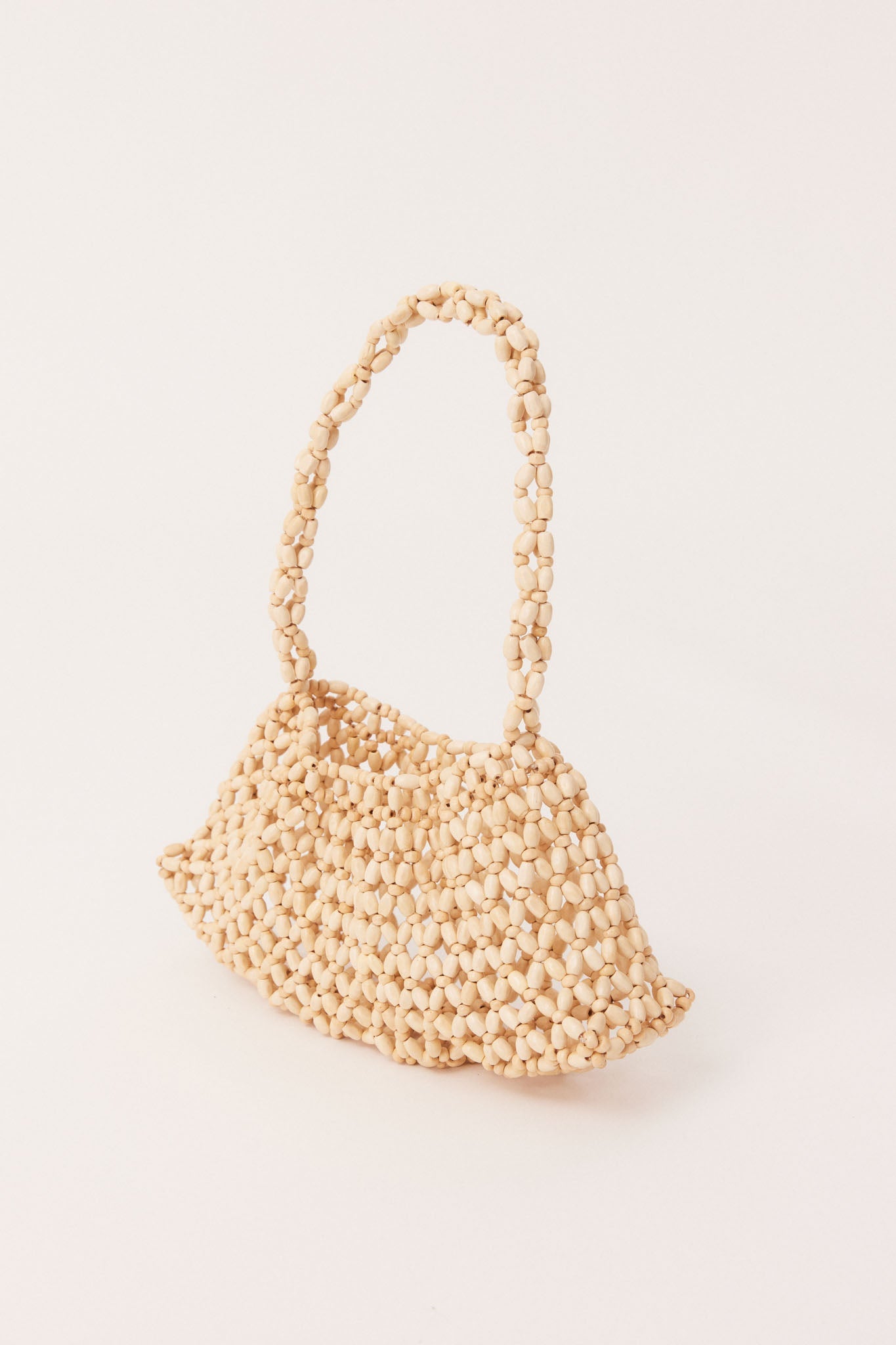 SNDYS BEADED HANDBAG (Ivory)